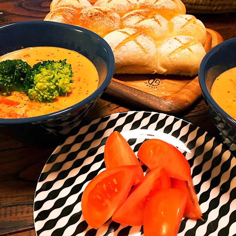 鱈のトマトクリームシチュー。|tomoccoさん