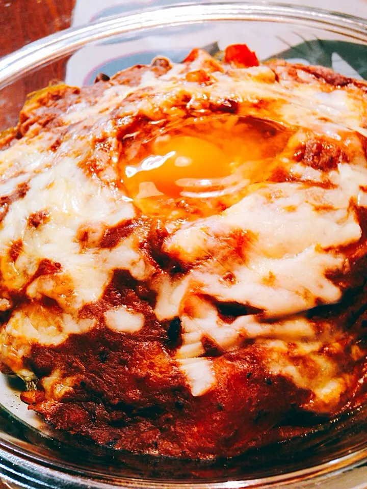 Snapdishの料理写真:焼きカレー☆(￣▽￣)|Seiichi Yamakiさん