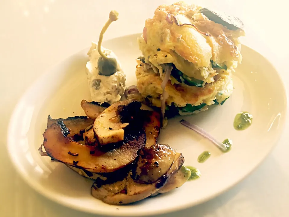 Vegetable Spanish Omelette with Mushrooms|Sergio Lacuevaさん