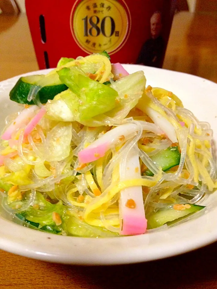 春雨の酢の物🍀ピーナッツで香ばしい|まいりさん