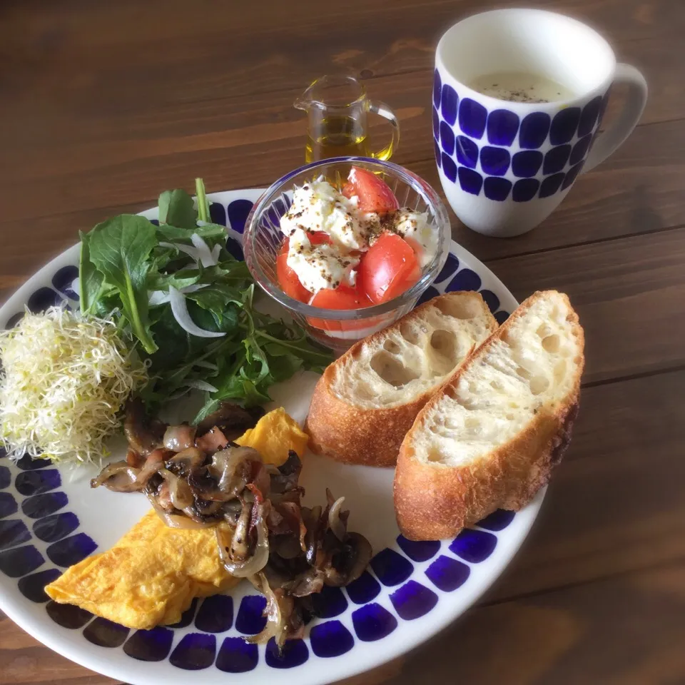 今日の朝ごはん|ぺんぎんさん