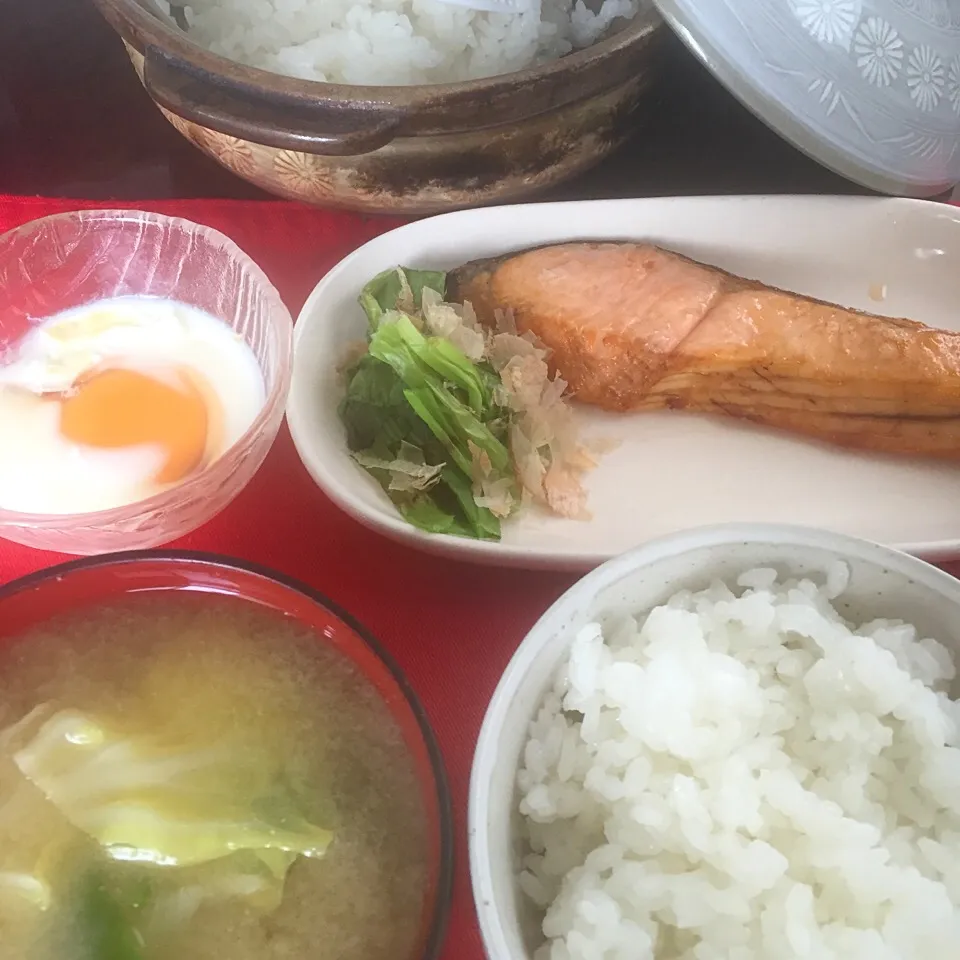 鮭定食|純さん