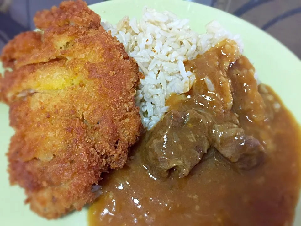 Snapdishの料理写真:Chicken katsu curry|Kutingさん