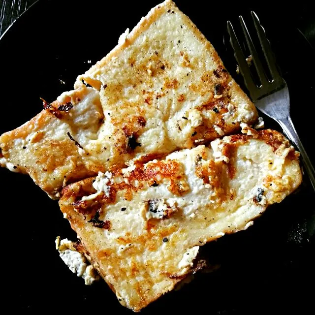 中二の息子が作ったフレンチトースト🍞
周りカリッとしてて中はフワフワで、すご～くすご～く美味しい❗❤☺|Kashimanakitchenさん