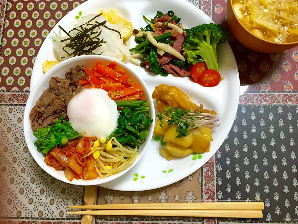 ビビンバ丼 プレート|あつみんさん