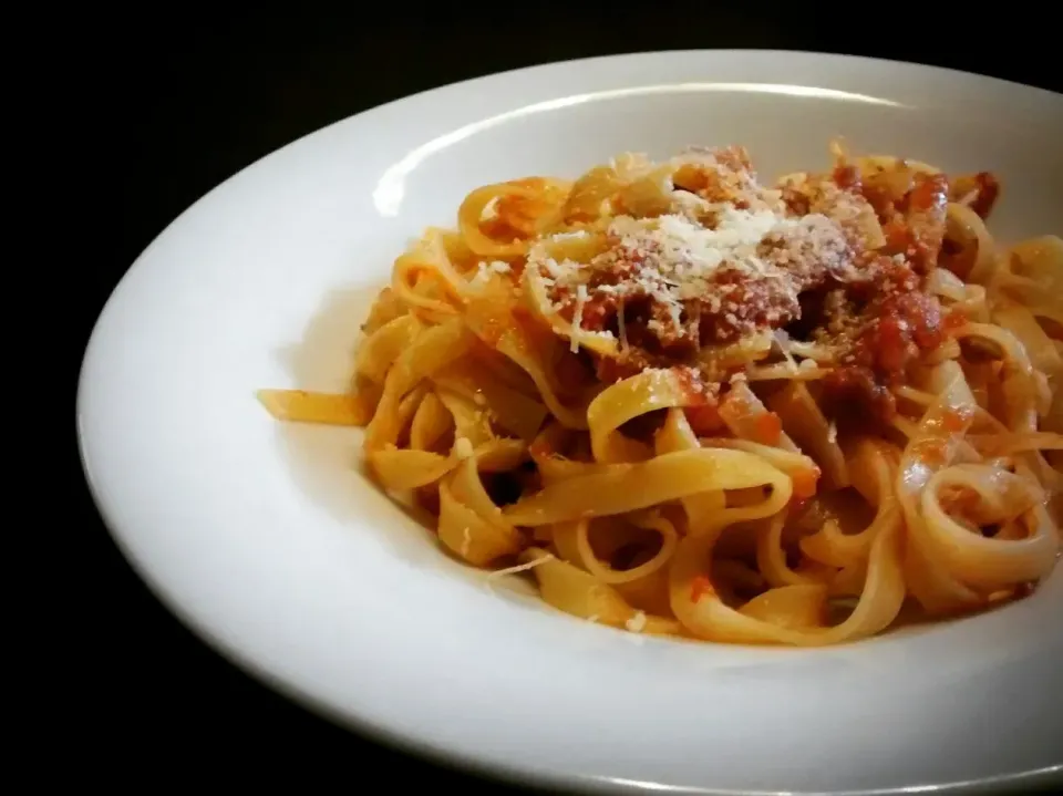 Tagliatelle alla bolognese (ボロネーゼソースのタリァテッレ)|小鍋 (pentolina)さん