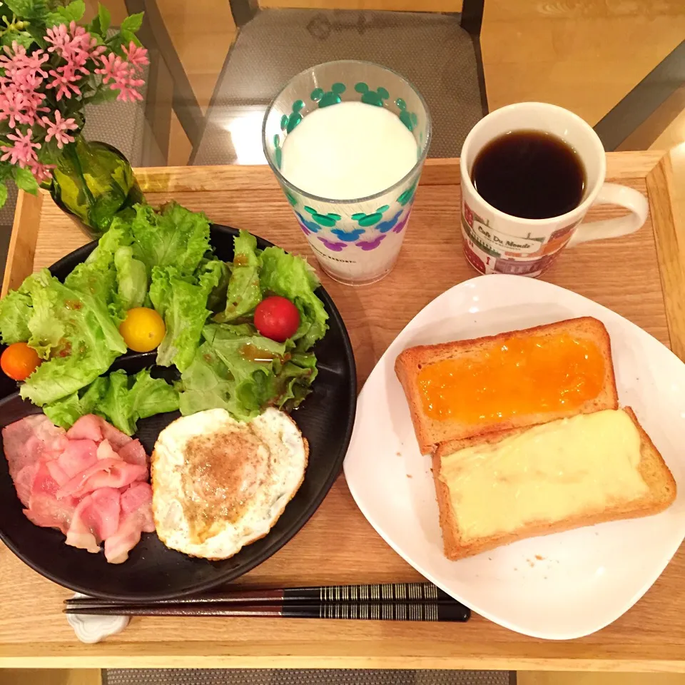 Snapdishの料理写真:3/７❤︎主人のモーニング❤︎|Makinsさん