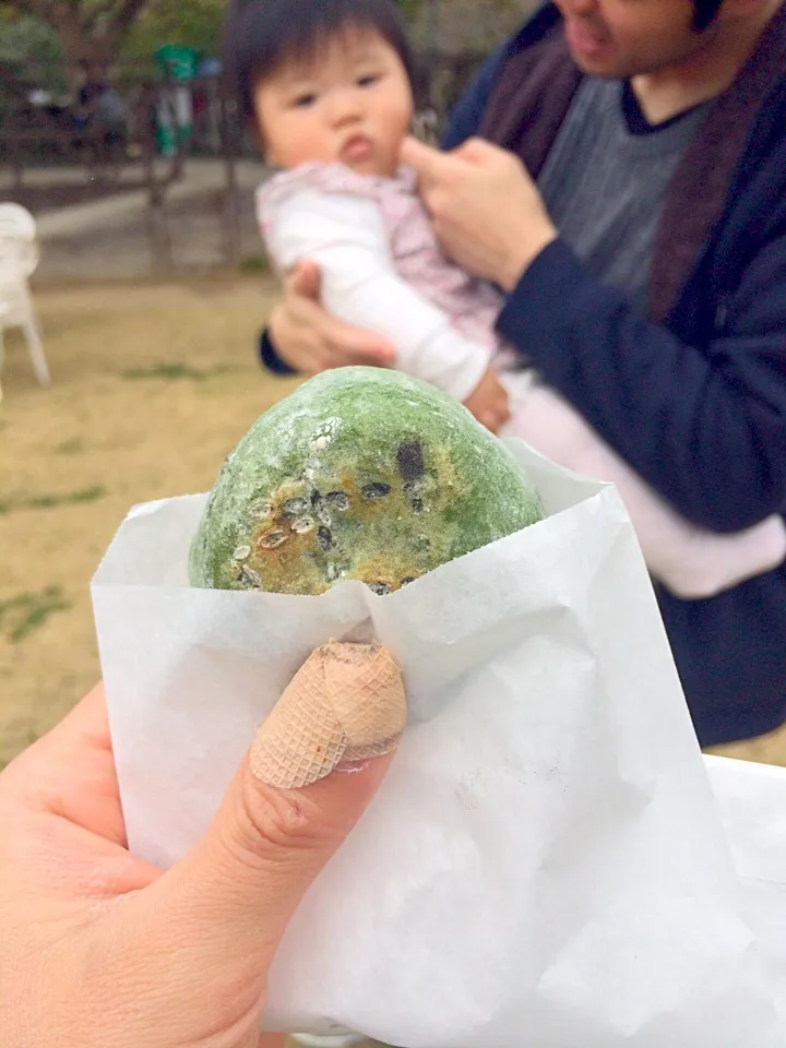 シェフの屋台 河月堂の焼き草餅|Sanjiさん