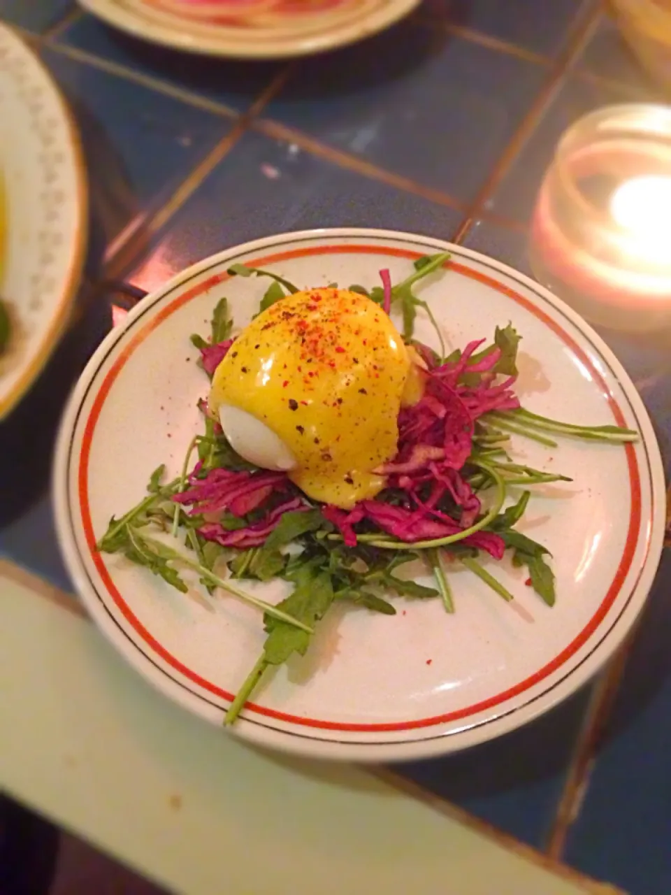 "Mollet" egg (heart flowing) and mayonnaise : )|jamilleさん