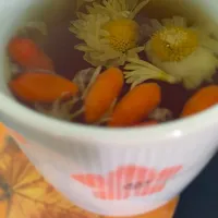 Good Morning...! ⛅️
Chrysanthemum and Wolfberry tea - no sugar