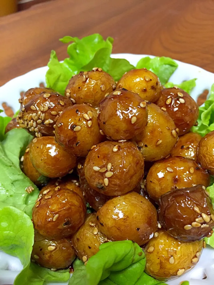 プーティさんの料理 揚げずに テリッテリ♡名古屋風甘辛チキン♡|とんかつさん