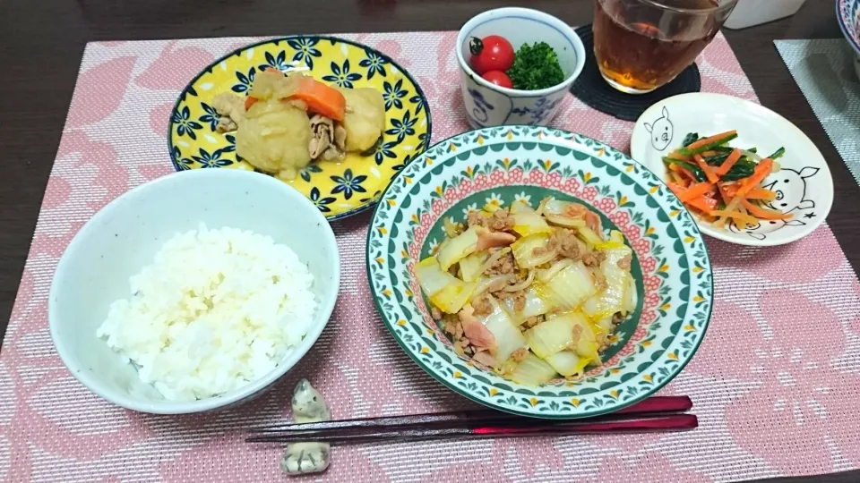 白菜とひき肉のオイスター炒め❤
 #肉じゃが #オイスター炒め|みんさん