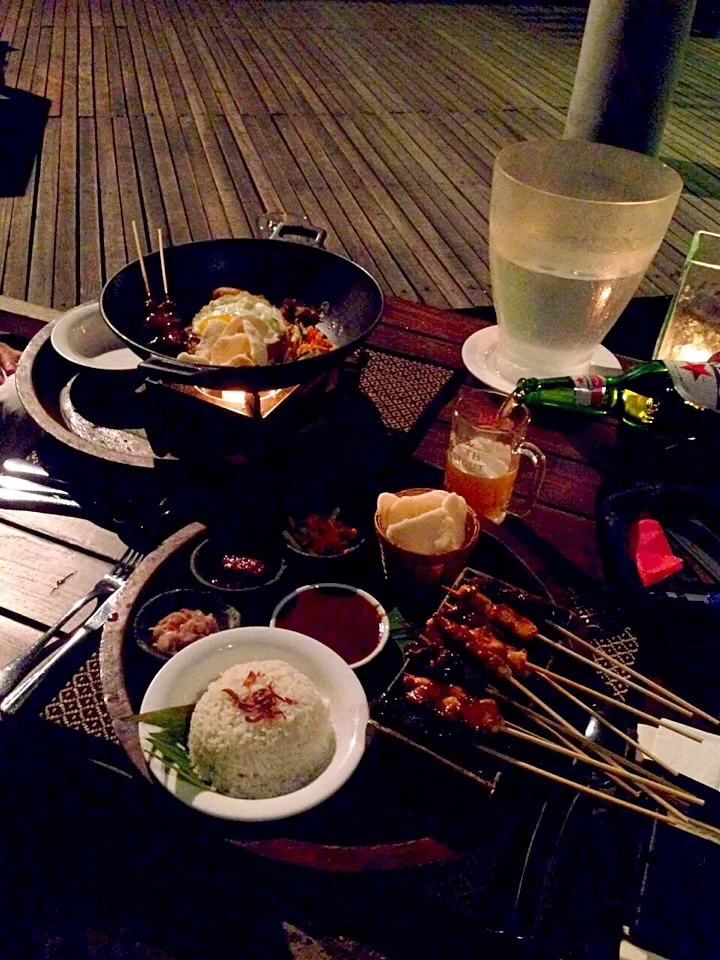 Two Big set of dinner @ Rama Candi Dasa Hotel, Bali.|Chalinee Kalyanamitraさん