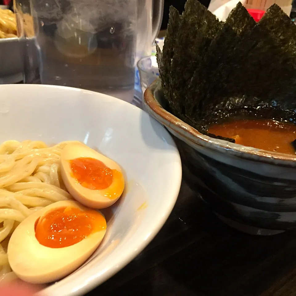 旨辛煮玉子つけ麺(◍•ڡ•◍)❤|いつみさん