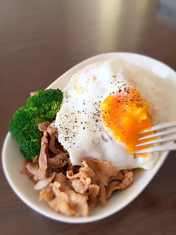 Snapdishの料理写真:肉肉ランチ🍴|yayoponさん