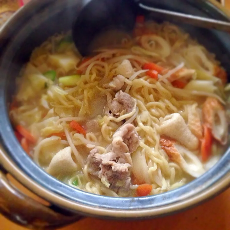 土鍋で煮込みちゃんぽん麺o(^▽^)o|こなちゅんさん