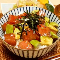 まぐろアボカド丼～|たかこさん