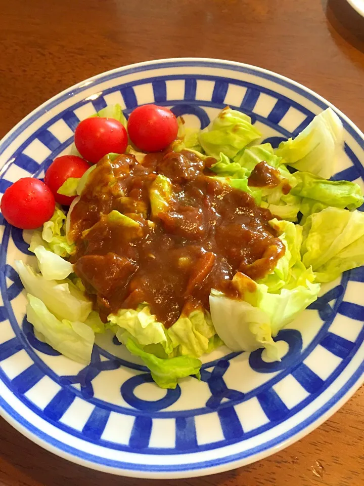 野菜カレーキャベツでヘルシー満足💕|さきみやさん