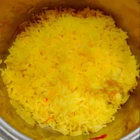 Snapdishの料理写真:Basmati rice with saffron.|222Seaburyさん