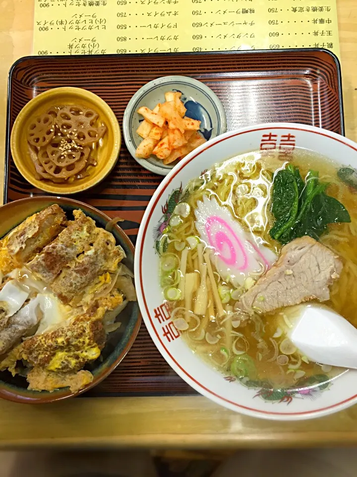 ラーメン カツ丼（小）セット|Noriyuki Saitoさん