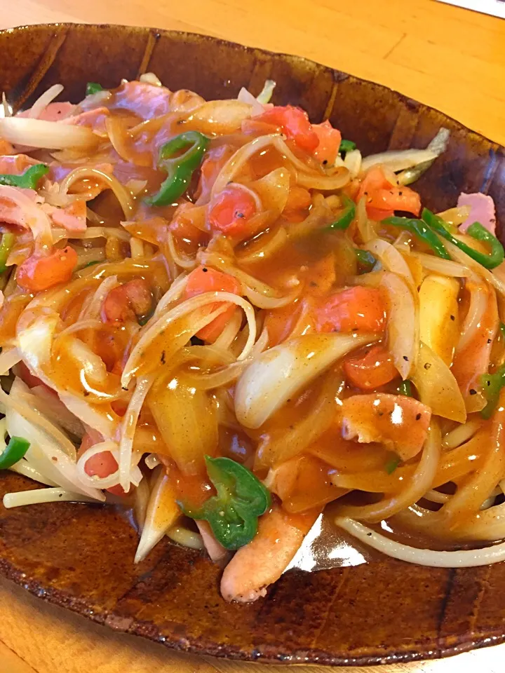 あんかけパスタ|sleepfishさん