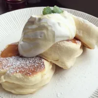 ひかりママ＊さんのふわふわ♡幸せのスフレパンケーキ❀ #楽天レシピ