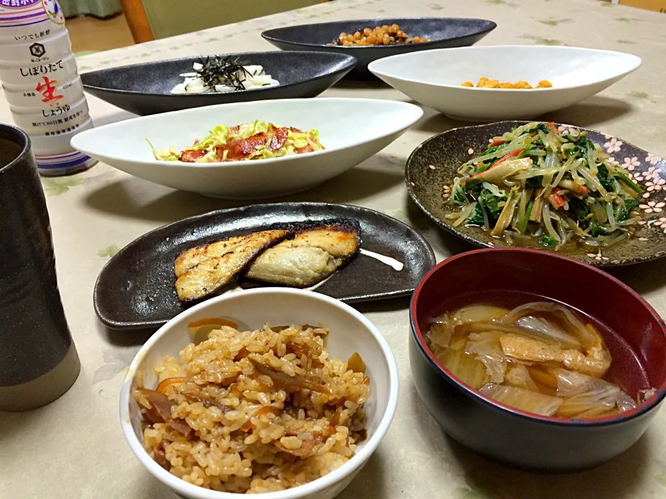 今夜は鯖の西京焼き定食💓|makoさん