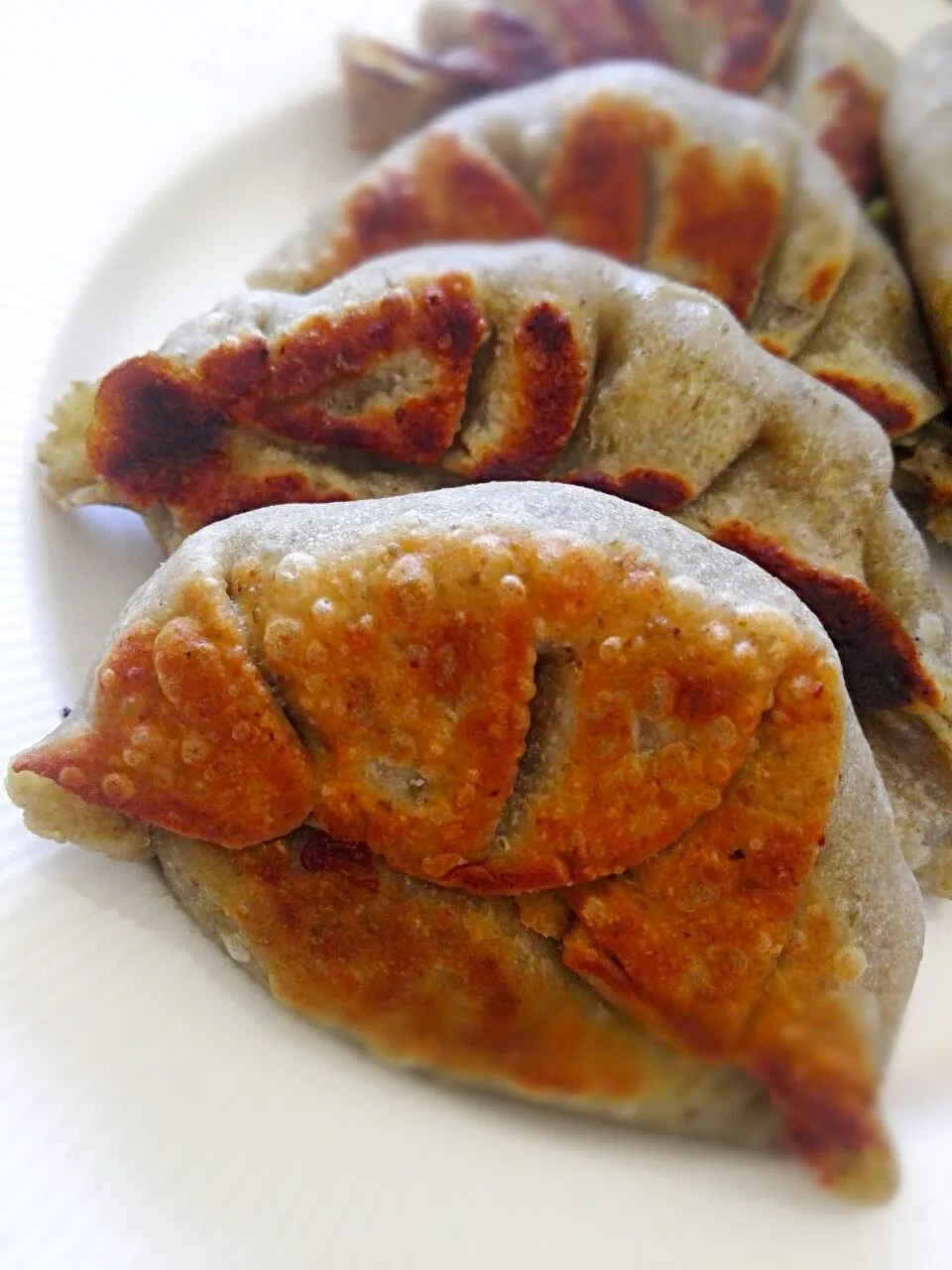 Snapdishの料理写真:Gyoza- spelt pastry|mutenkafood.comさん