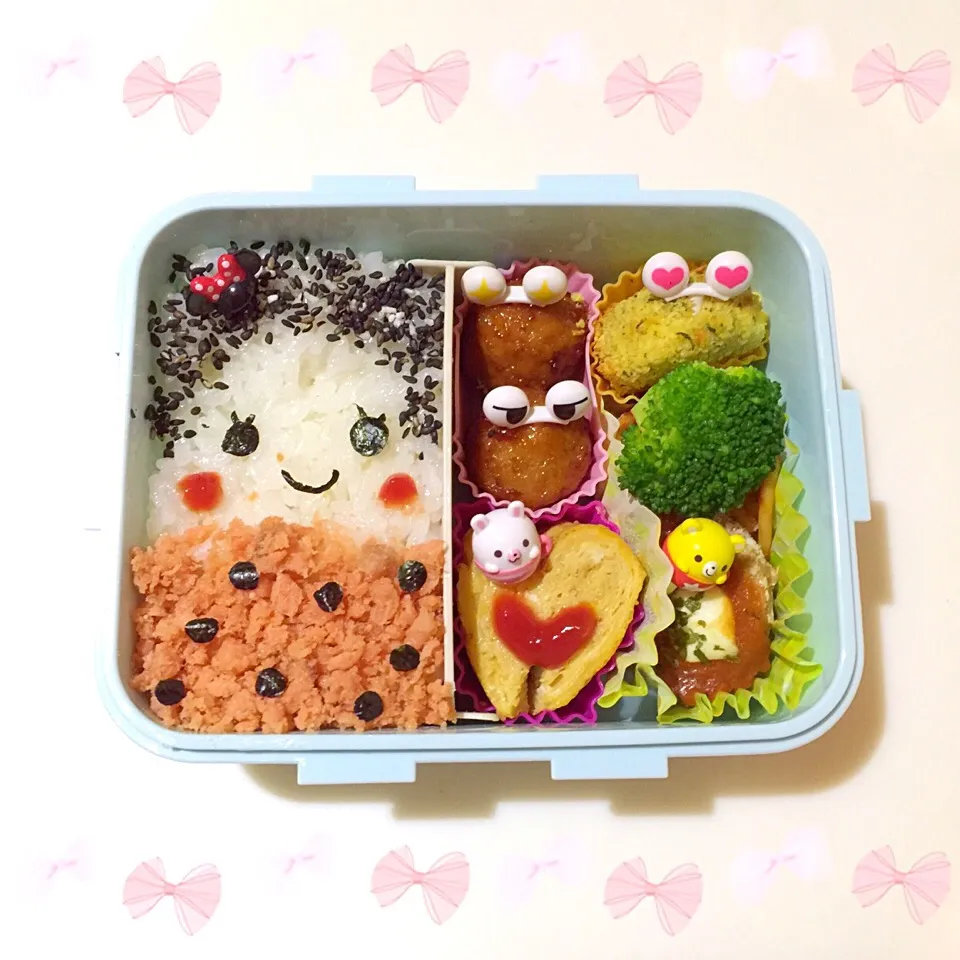 Snapdishの料理写真:3/10❤︎娘のお弁当❤︎|Makinsさん