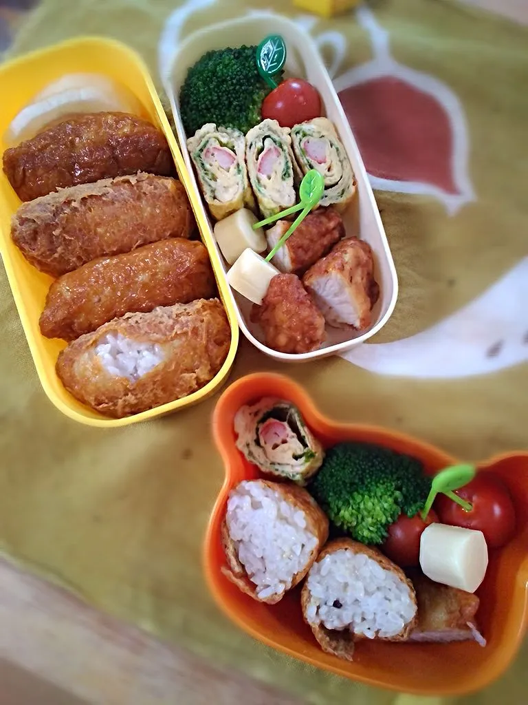 女子高生と幼稚園児のお弁当|せおりつさん