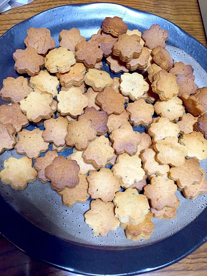 Snapdishの料理写真:🌸桜咲く紅茶風味クッキー🌸|♡ゆみ♡さん