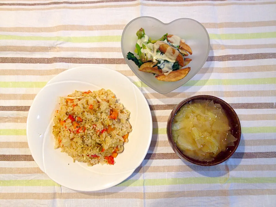 ベジ料理♡カレーピラフご飯|みよさん