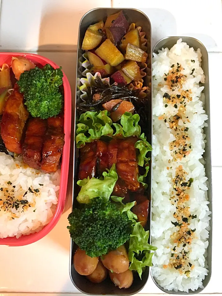 Snapdishの料理写真:ハニー照り焼き弁当|エミリーさん