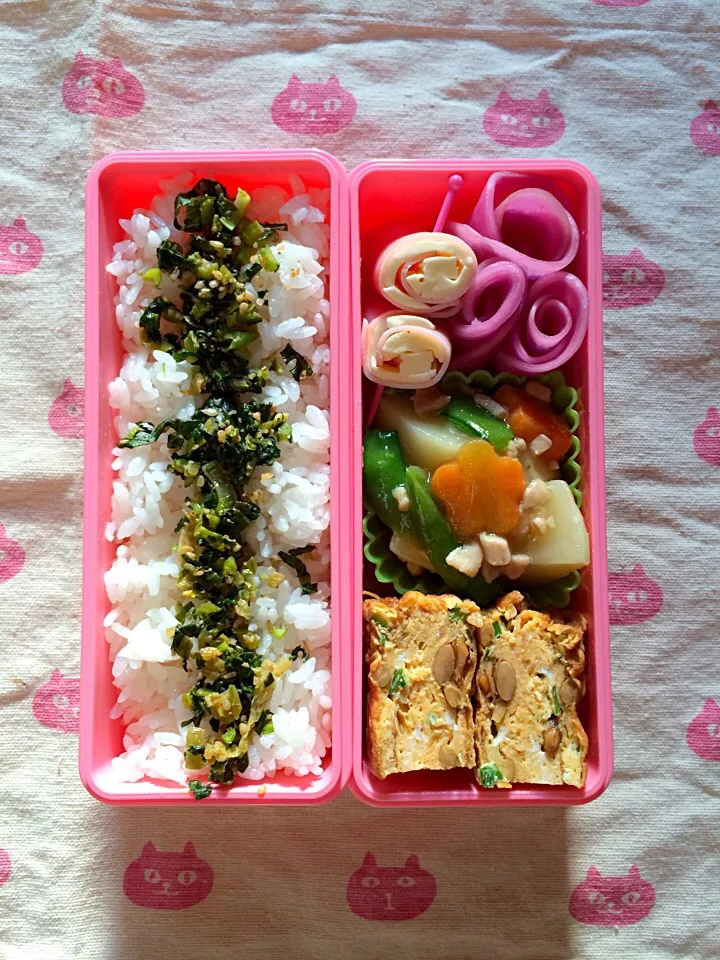 高菜漬けふりかけ弁当|hiroko.さん