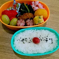 Snapdishの料理写真:幼稚園最後のお弁当|eriiiiさん