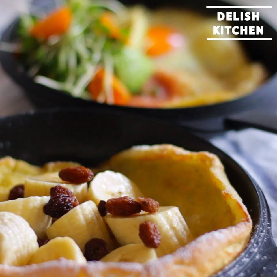 【動画】ダッチベイビー アレンジ二種 #delishkitchentv|DELISH KITCHENさん