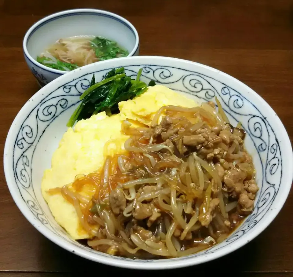 あんかけ玉子丼|あらいぐまのしっぽさん