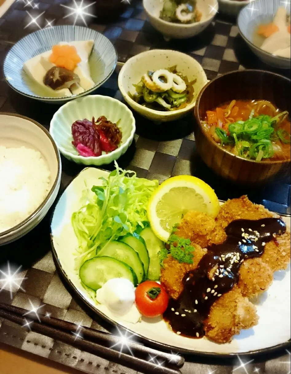 Snapdishの料理写真:晩ごはん🎵|Naoさん