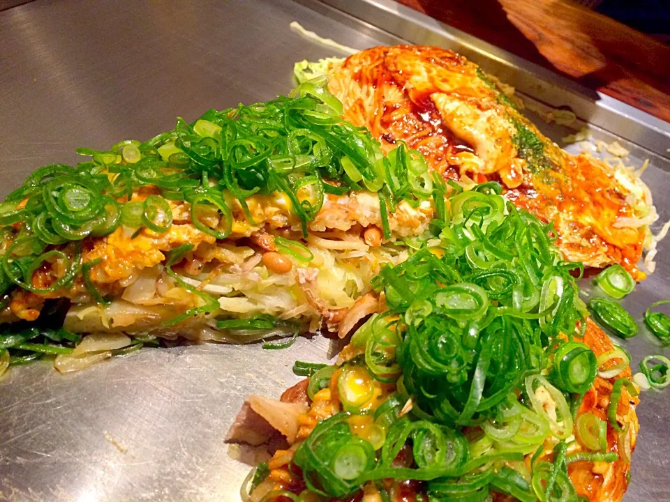 また納豆お好み焼きじゃけん‼︎|まぁちさん