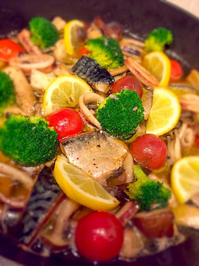 毎日食べたい イカを使ったアヒージョのレシピアイディア集 Snapdish スナップディッシュ