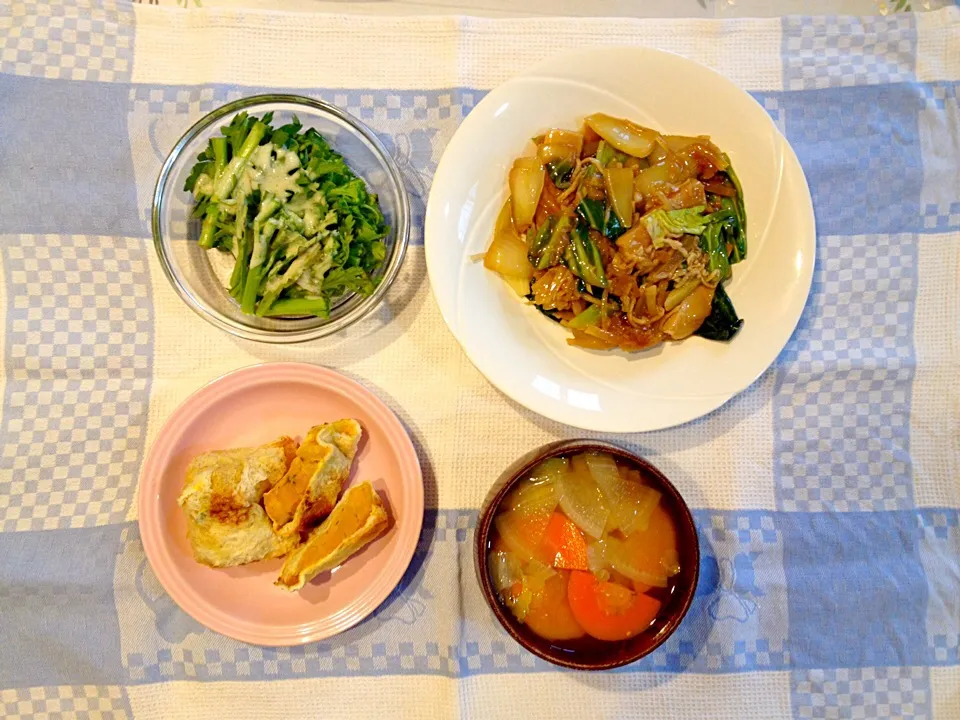 ベジ料理♡高野豆腐の野菜炒めご飯|みよさん