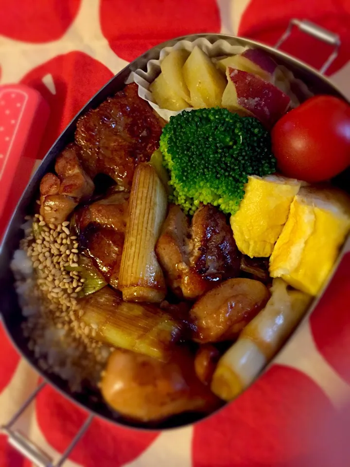 吹部弁当♪ネギま焼き鳥丼♪|アイさん