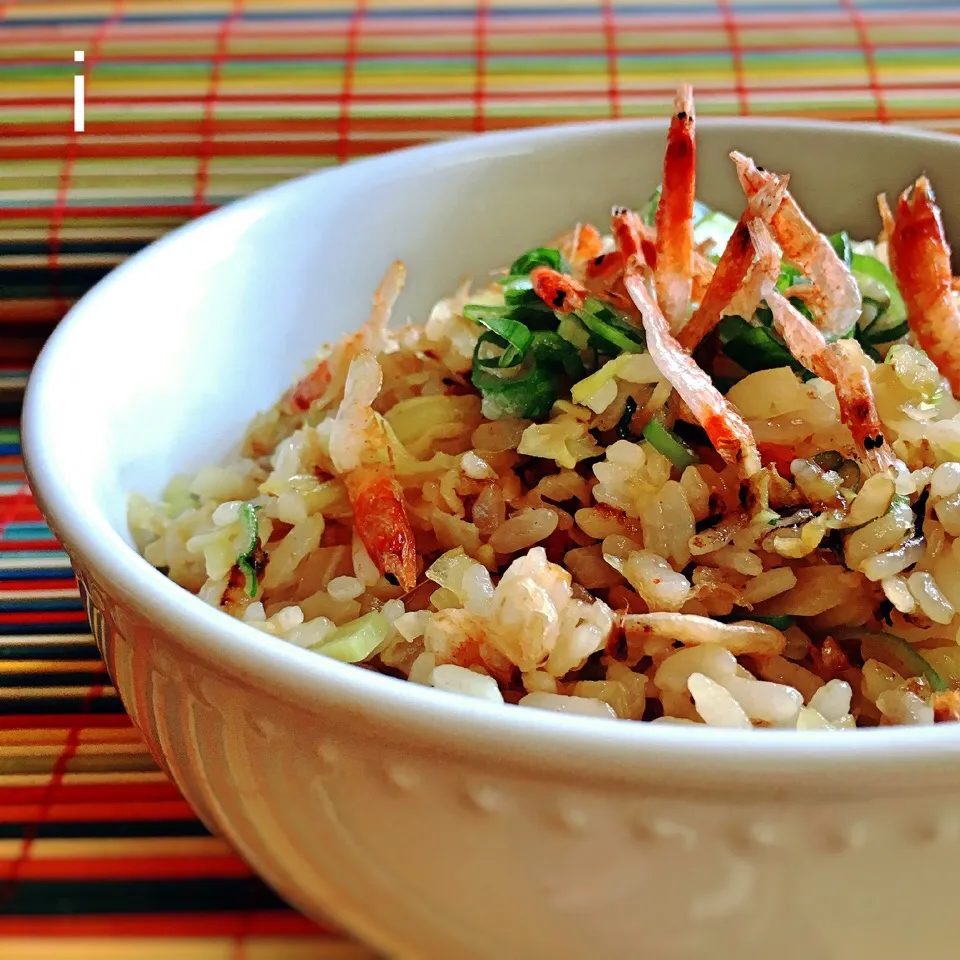 桜エビと切干大根の大盛りダイエットチャーハン | Happy Recipe（ヤマサ醤油のレシピサイト）【Fried rice / sakura shrimp and dried daikon strips】|izoomさん