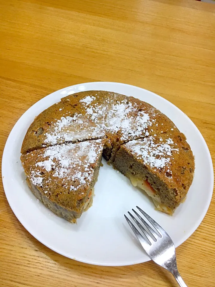 Snapdishの料理写真:紅茶とりんごのケーキ|豆大福さん