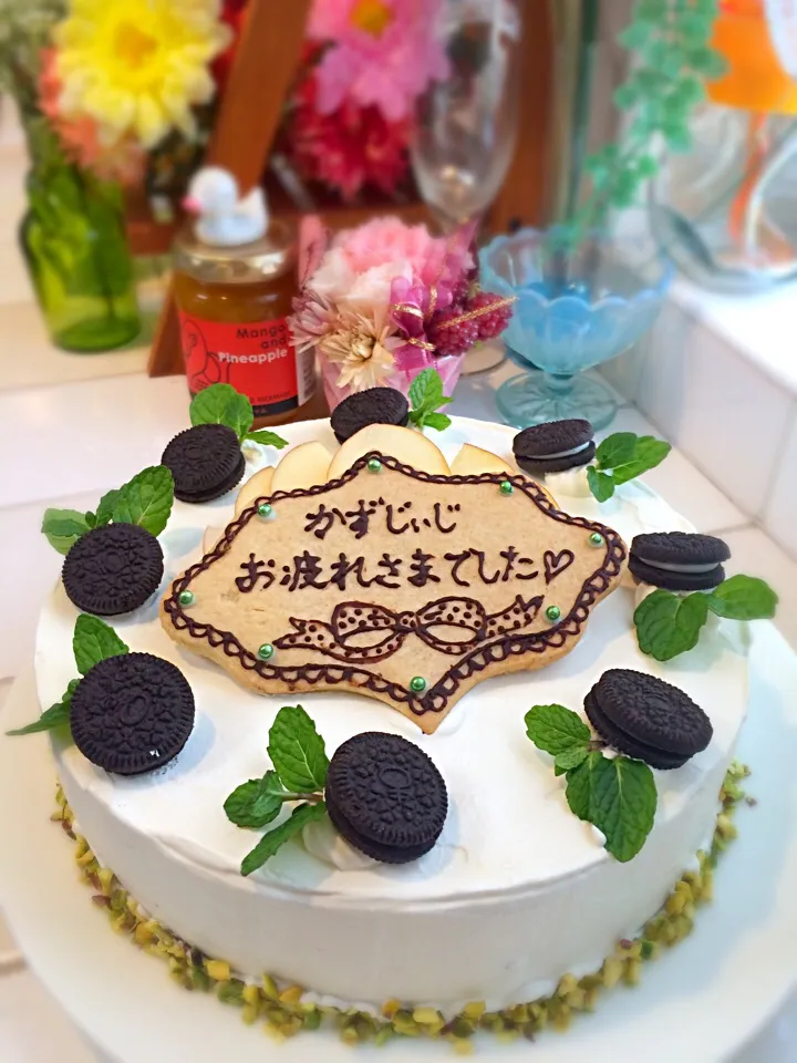 Snapdishの料理写真:ゆりねかふぇさんの料理 オレオチーズケーキ。|ゆりねかふぇさん