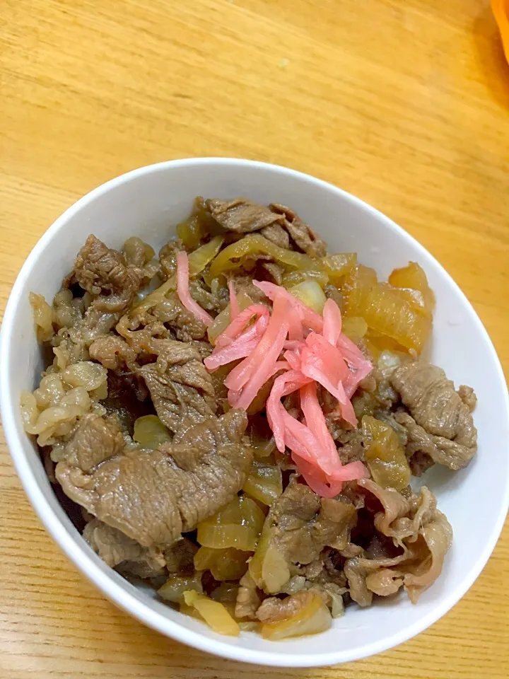 初挑戦！牛丼🐄|豆大福さん