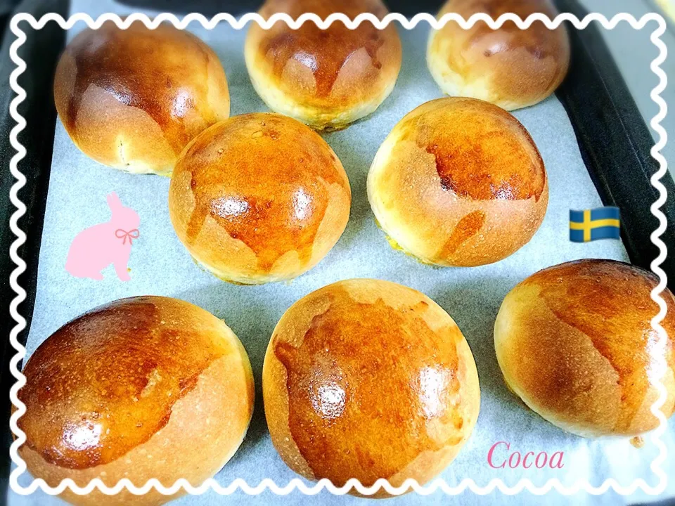 Snapdishの料理写真:北欧🇸🇪セムラ用パン🍞|cocoaさん