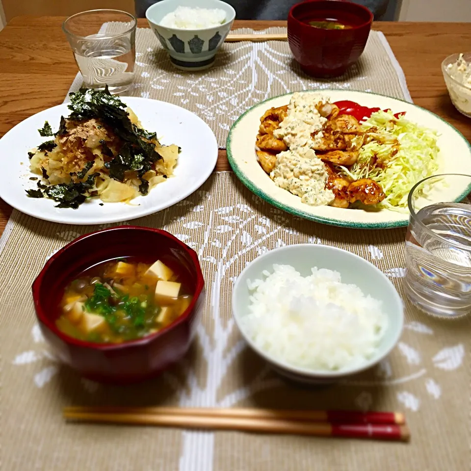 Snapdishの料理写真:今日の夕飯☆全体|あさこさん