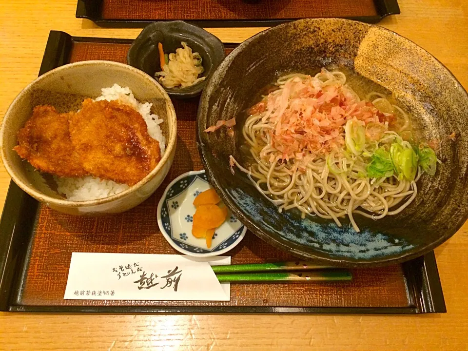 おろし蕎麦、ソースカツ丼|とよよさん