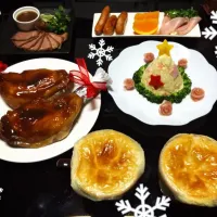 Snapdishの料理写真:クリスマスディナー|るかたさん